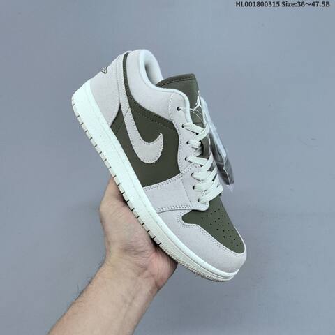 Air Jordan 1 Low Elephant SE AIR JORDAN 1 Aj1 Lifestyle (BS-66530)