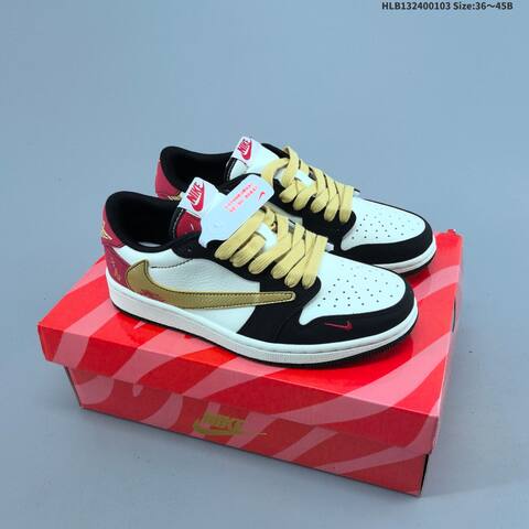 Nike Air Jordan 1 x Travis Scott AIR JORDAN DIY Lifestyle (BS-66709)