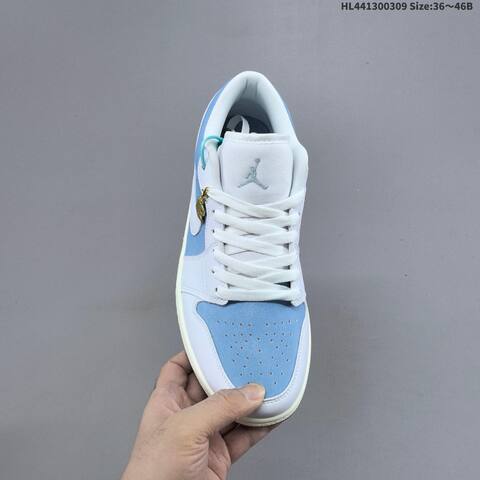 Air Jordan 1 Low Worn Blue AIR JORDAN 1 Aj1 Lifestyle (BS-66581)