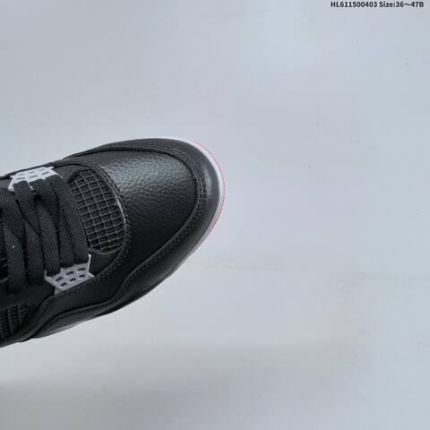 Air Jordan 4 Retro Bred Reimagined AIR JORDAN 4 Aj4 Lifestyle (BS-66346)