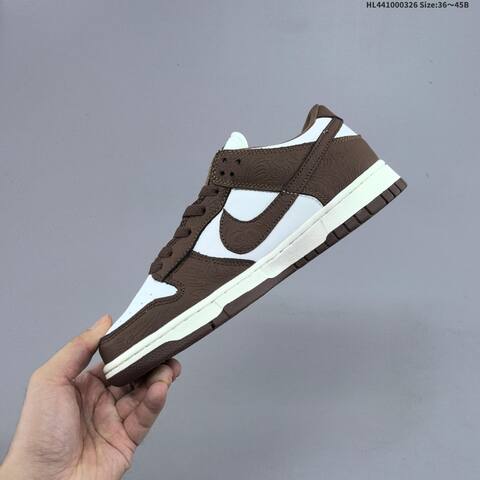 Nike SB Dunk Low Retro White Brown Sail Gold EU 36-45 Skate Shoe - Unisex (BS-61124)