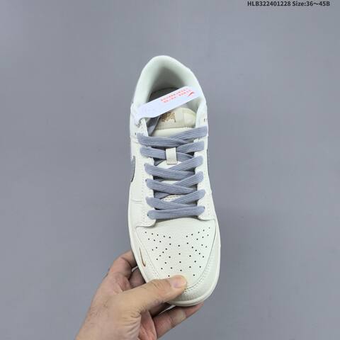 Nike Dunk SB Low Off White Grey Gold EU 36-45 Skate Shoe - Unisex (BS-62370)