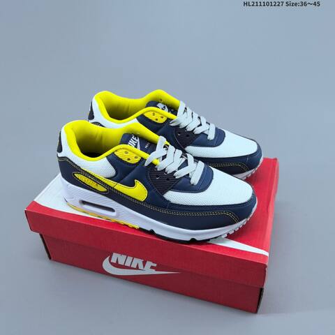 Nike Air Max 90 White Grey Black Teal Navy EU 36-45 Sneaker - Unisex (BS-62397)