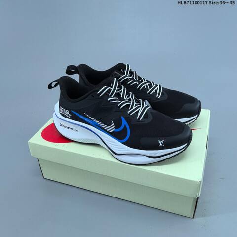Nike Zoom X Black White Blue EU 36-45 Running Shoe - Unisex (BS-61949)