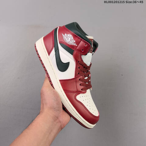 a Air Jordan 1 Mid Hemp Sail AIR JORDAN 1 Aj1 Lifestyle (BS-67426)