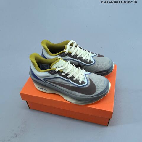 Nike Zoom Fly 6 White Black Grey EU 36-45 Running Shoe - Unisex (BS-60400)