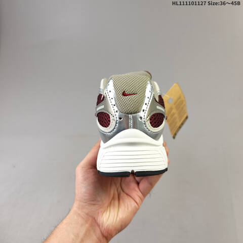 Nike V5 RNR Burgundy White Silver Grey EU 36-45 Running Shoe - Unisex (BS-63024)