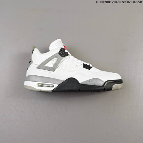 Air Jordan 4 Retro OG White Cement Replica AIR JORDAN 4 Aj4 Lifestyle (BS-67534)