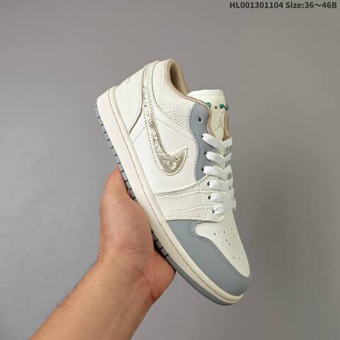 Air Jordan 1 Low Soft Pearl WMNS AIR JORDAN 1 Aj1 Lifestyle (BS-67843)