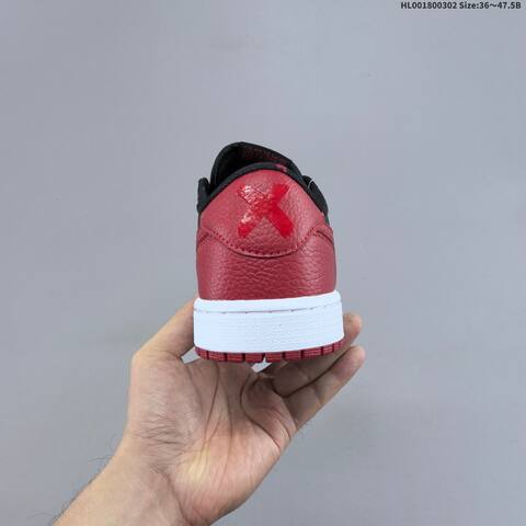 Air Jordan 1 Low OG Banned X AIR JORDAN 1 Aj1 1 Jordya Lifestyle (BS-66631)