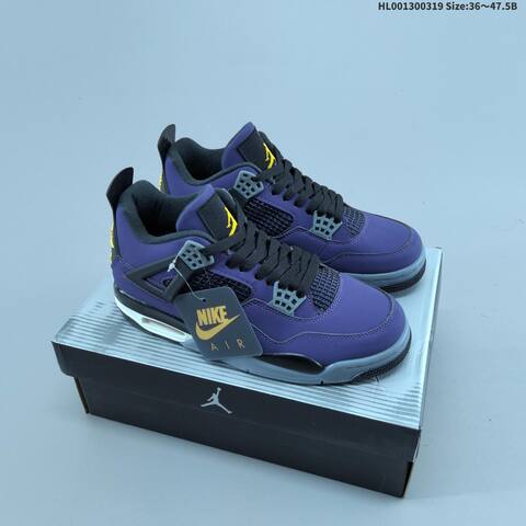 Air Jordan 4 Retro OG Imperial Purple Replica AIR JORDAN 4 Aj4 Lifestyle (BS-66497)