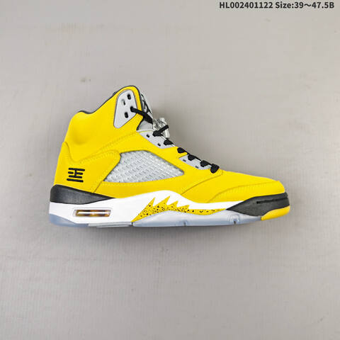 Air Jordan 5 Retro Yellow Multi Replica AIR JORDAN 5 Aj5 5 Replica Tokyo Lifestyle (BS-67729)