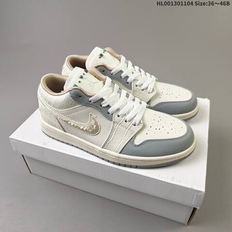 Air Jordan 1 Low Soft Pearl WMNS AIR JORDAN 1 Aj1 Lifestyle (BS-67843)