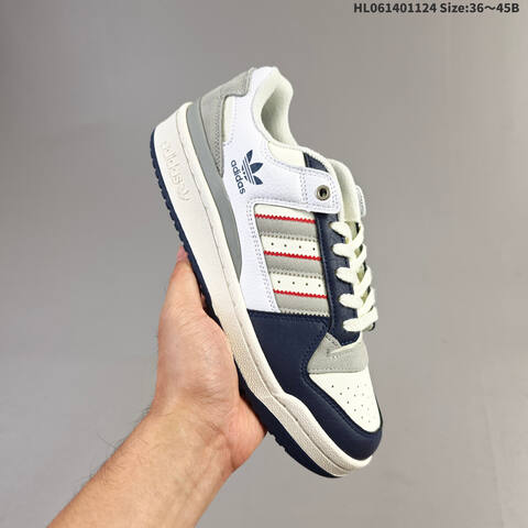 Adidas Forum Low White Black Cream Gum EU 36-45 Skate Shoe - Unisex (BS-65484)