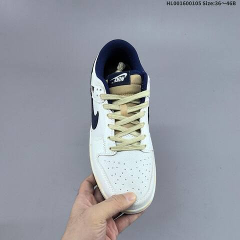 Nike Stranger Things x Dunk SB Low Off White Navy Beige EU 36-46 Skate Shoe - Unisex (BS-62224)