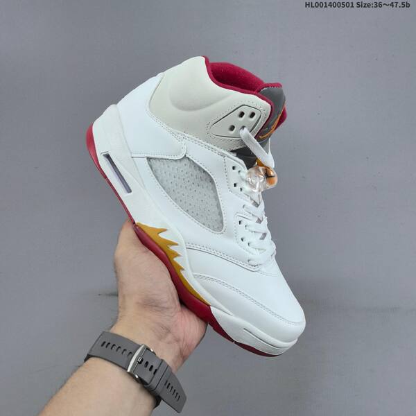 Jordan Air Jordan 5 Retro White/Red/Gold/Grey EU 36-47.5 basketball