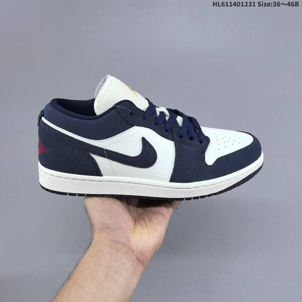 Jordan Air Jordan 1 Low OG White/Navy/Yellow EU 36-46 basketball