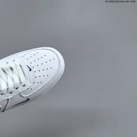 Nike Air Force 1 07 White Navy Blue EU 36-45 Sneaker - Unisex (BS-62439)