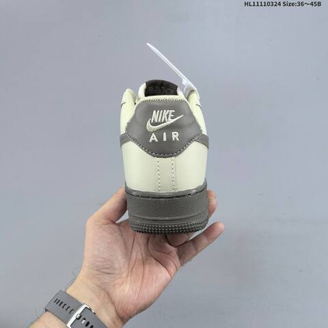 Nike Air Force 1 07 Light Beige Dark Brown EU 36-45 Skate Shoe - Unisex (BS-61140)