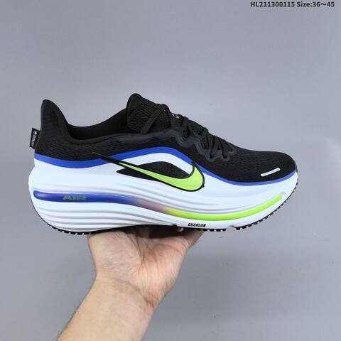 Nike Air Winflo 12 HV9273-001 Black White Blue Volt EU 36-45 Running Shoe - Unisex (BS-61972)