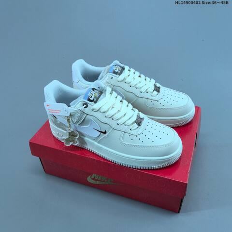 Nike Air Force 1 07 CNY IQ1119 011 Sail White Burgundy Gold EU 36 45 Sneaker EU 36-45 - Unisex (BS-60970)
