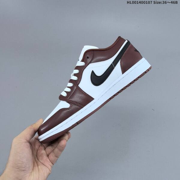 Jordan Air Jordan 1 Low White/Brown/Black EU 36-46 basketball