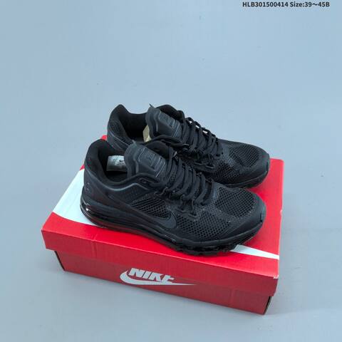 Nike Air Max 2013 Black Gold White Silver EU 39-45 Running Shoe - Unisex (BS-60754)