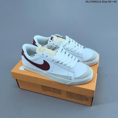 Nike Blazer Low 77 Jumbo White Light Pink Light Purple Sail EU 36-45 Skate Shoe - Unisex (BS-62033)