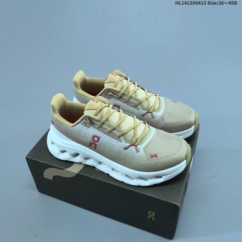On Running Cloudtilt Khaki White Red EU 36-45 Running Shoe Running Sneakers - Unisex (BS-69610)