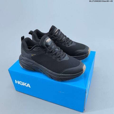 HOKA ONE ONE Challenger ATR 6 GTX Black Dark Grey EU 40-45 Trail Shoe Trail Running Sneakers - Men's (BS-69388)