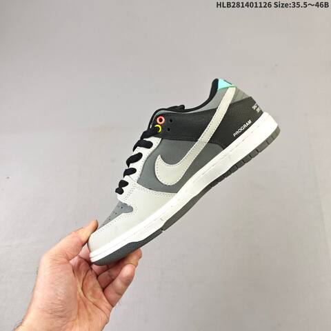 Nike SB Dunk Low Pro Grey Black White Mint EU 35 5-46 Skate Shoe - Unisex (BS-63031)