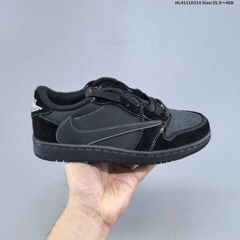Travis Scott x Fragment Design x Air Jordan 1 Low OG AIR JORDAN 1 Aj1 Lifestyle (BS-66539)