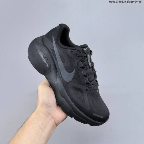 Nike Structure Plus ReactX Air Zoom Black White Dark Grey EU 40-45 Running Shoe - Men's (BS-61713)
