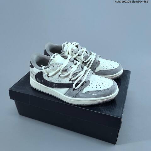 AIR JORDAN Travis Scott x Air Jordan 1 Reverse Mocha AJ1 1 TS Lifestyle (BS-66598)