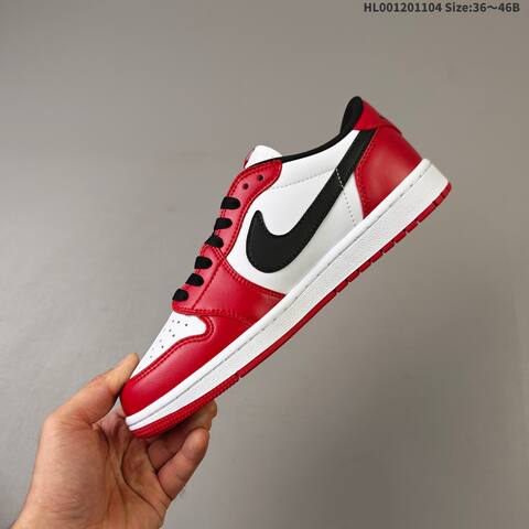 Air Jordan 1 Low OG Black Muslin Varsity Red Replica AIR JORDAN 1 Aj1 Lifestyle (BS-67845)