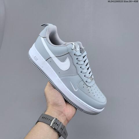 Nike Air Force 1 07 Grey White Black EU 36-45 Sneaker - Unisex (BS-60152)