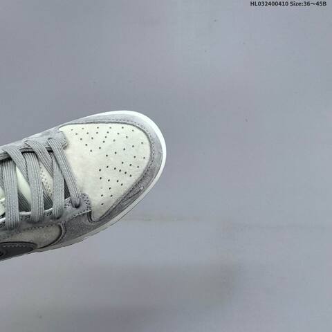 Nike Dunk SB Low Light Grey Dark Grey Off White EU 36-45 Skate Shoe - Unisex (BS-60828)