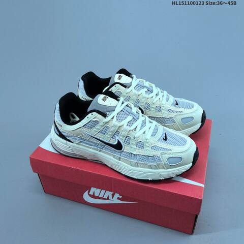 Nike P-6000 Black White EU 40-45 Running Shoe - Men's (BS-61798)