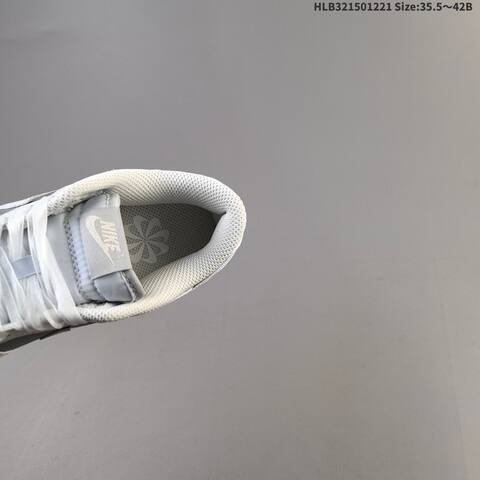 Nike Dunk Low White Silver Grey Sail EU 35 5-42 Skate Shoe - Unisex (BS-62525)