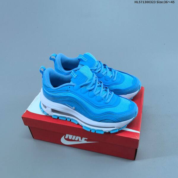 Nike Air Max 97 white black blue EU 36-45 running shoe