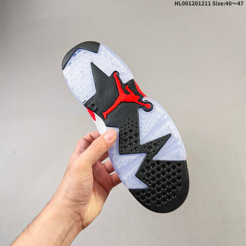 Air Jordan 6 Retro Infrared White AIR JORDAN 6 Aj6 Lifestyle (BS-67493)