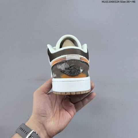 Air Jordan 1 Low SE Multi-Color Distressed AIR JORDAN 1 Aj1 1 Jo Lifestyle (BS-66450)