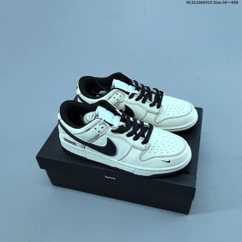 Nike Dunk Low Off White Black Olive Green EU 36-45 Skate Shoe - Unisex (BS-60722)