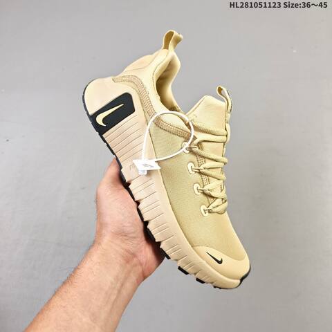 Nike Free Metcon 6 FJ7127-010 Beige Black EU 36-45 Training Shoe - Unisex (BS-63188)