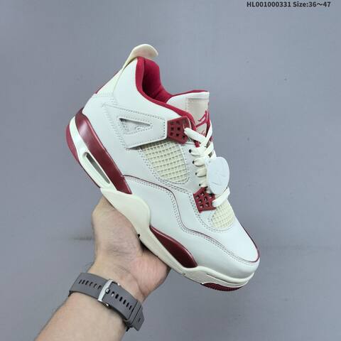 Air Jordan 4 Retro Sierra Red WMNS AIR JORDAN 4 Aj4 Lifestyle (BS-66379)