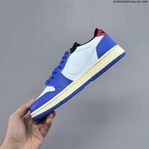 Union LA x Travis Scott x Air Jordan 1 Low OG UN x AIR JORDAN AJ1 Lifestyle (BS-66616)