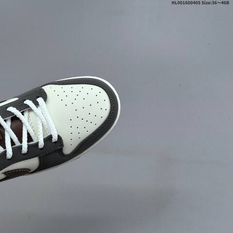 Nike SB Dunk Low White Dark Grey Taupe Brown Black EU 36-46 Skate Shoe - Unisex (BS-60925)