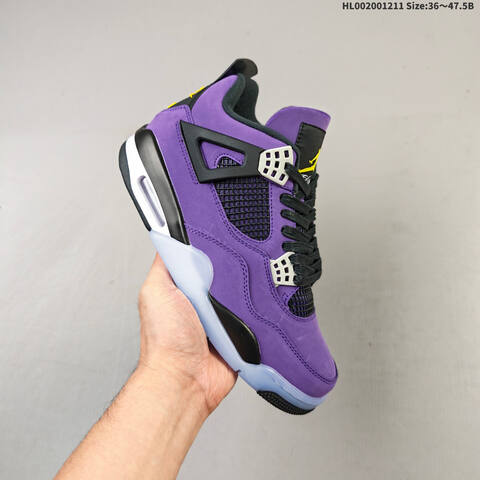 Air Jordan 4 Retro OG Imperial Purple Replica AIR JORDAN 4 Aj4 Lifestyle (BS-67495)