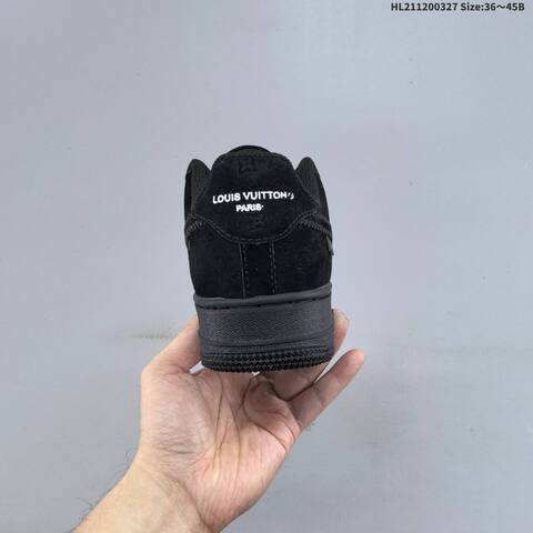 Nike Air Force 1 07 Black Gold EU 36-45 Sneaker - Unisex (BS-61102)