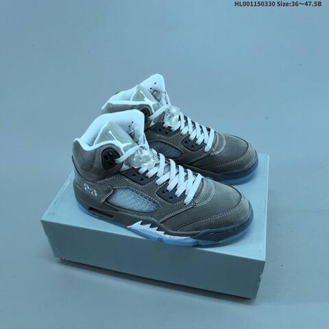 Air Jordan 5 Retro Wolf Grey Replica AIR JORDAN 5 Aj5 Lifestyle (BS-66404)